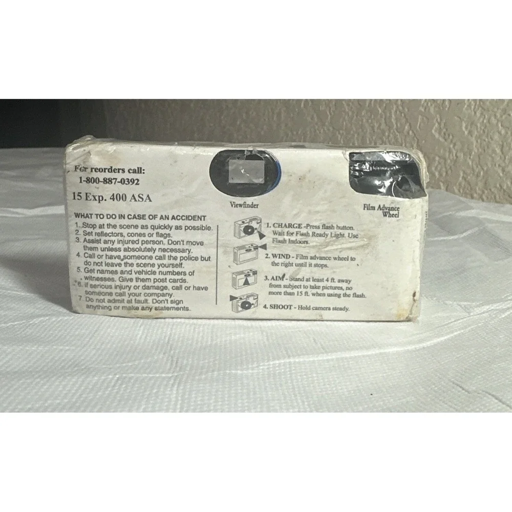Camera Sealed in shrink wrap‎ 1 HOUR PHOTO Safety Cam